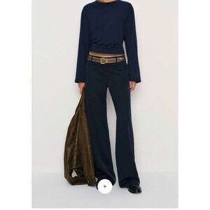 Reformation Gisele Low Rise Pants – Midnight – Women's Size 6 – NWT